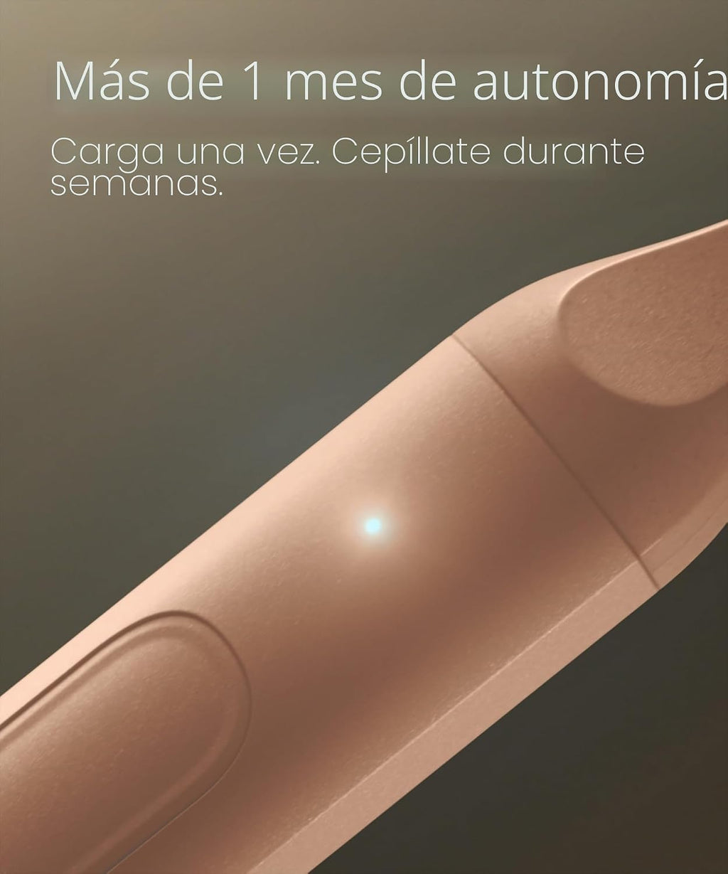 SURI Pro Sonic Cepillo de dientes eléctrico | Batería de más de 4 semanas | Estuche de viaje de limpieza UV | Sensor de presión | Cuerpo de aluminio | Temporizador de 2 minutos | Cabeza a base de