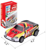 Juego de juguetes de autos de tracción de 42 pulgadas caja