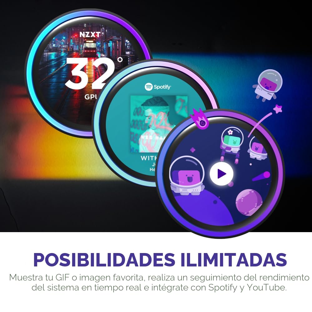 NZXT Kraken Elite 360 RGB 2024 - Enfriador líquido AIO para CPU - R...