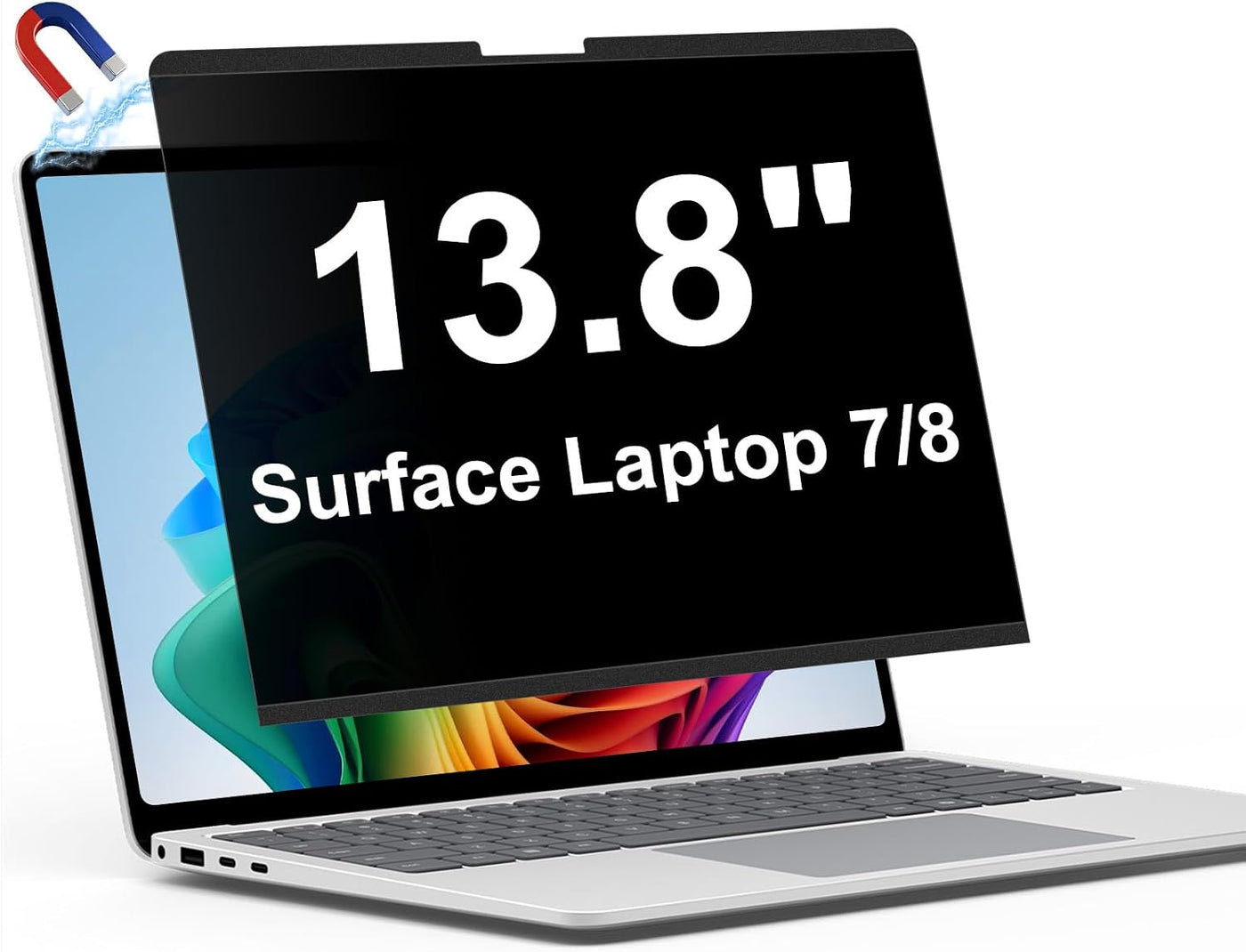 STARY Pantalla de privacidad magnética para portátil Surface de 13,...