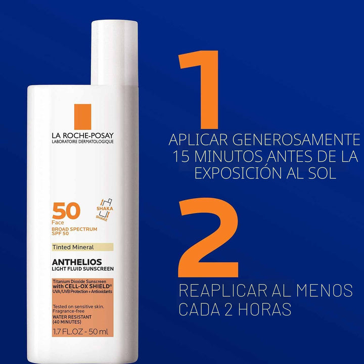 La Roche-Posay Anthelios Sunscreen SPF 40, Ultra-Light Fluid Broad...
