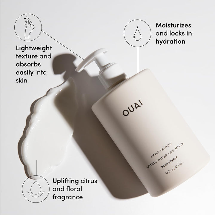 OUAI Loción de manos \u2013 Loción diaria, ligera e hidratante para...