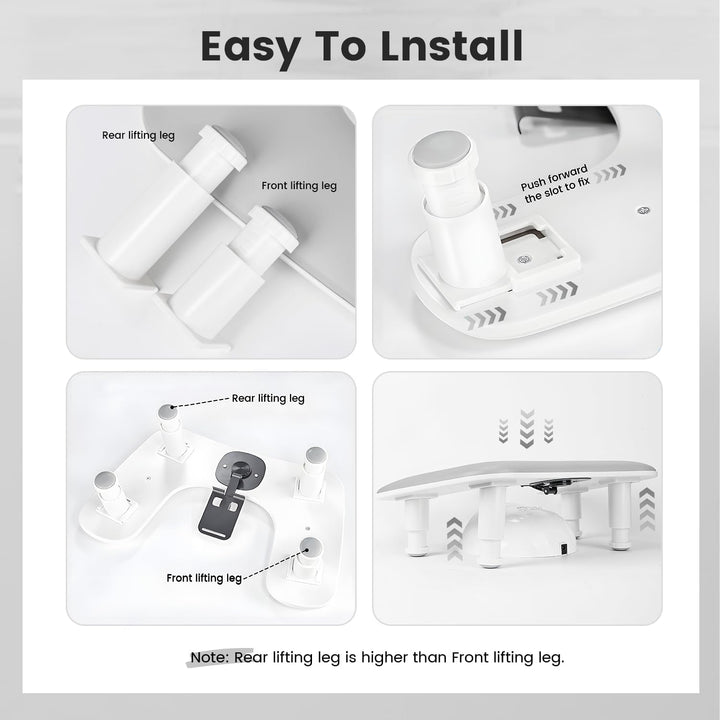 JODSONE Reposabrazos en forma de U gris para técnicos de uñas con s...