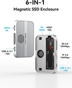 ACASIS Carcasa magnética SSD NVMe M.2 de 10Gbps con grabación 4K ProRes