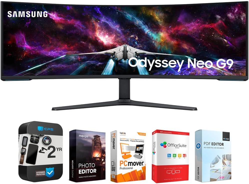 Samsung 145 cm (57") Odyssey Neo G9 Dual 4K UHD Quantum Mini-LE...