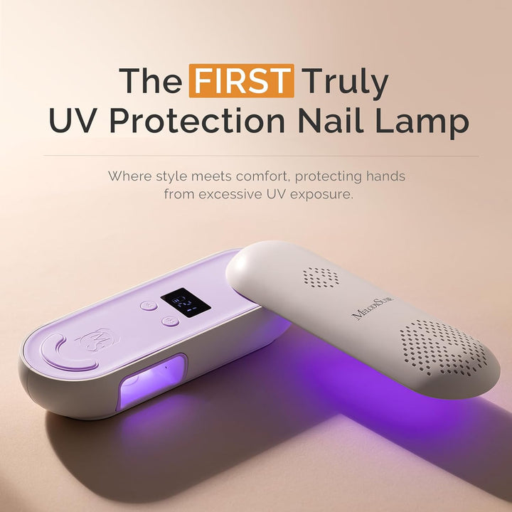 MelodySusie Lámpara UV de Uñas Compacta Inalámbrica, P-PLUS20F con...