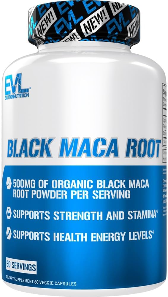 Evlution Nutrition Raíz de maca negra \u2013 Apoyo energético \u201...