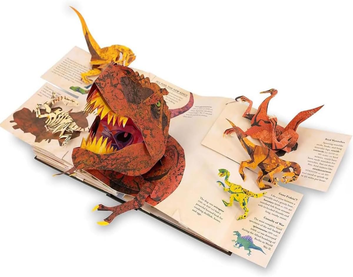 Enciclopedia interactiva de dinosaurios 3D - Libro de