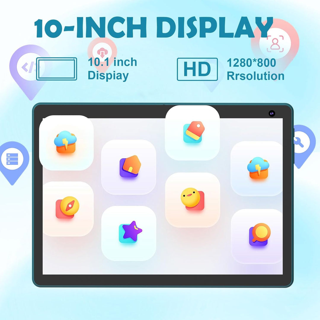 Tablet Android 15 de 10 pulgadas, tableta 2 en 1 con teclado. 8GB R...