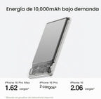 EF ECOFLOW Rapid Magsafe Power Bank 10,000mAh, 7.5W, carga magnética