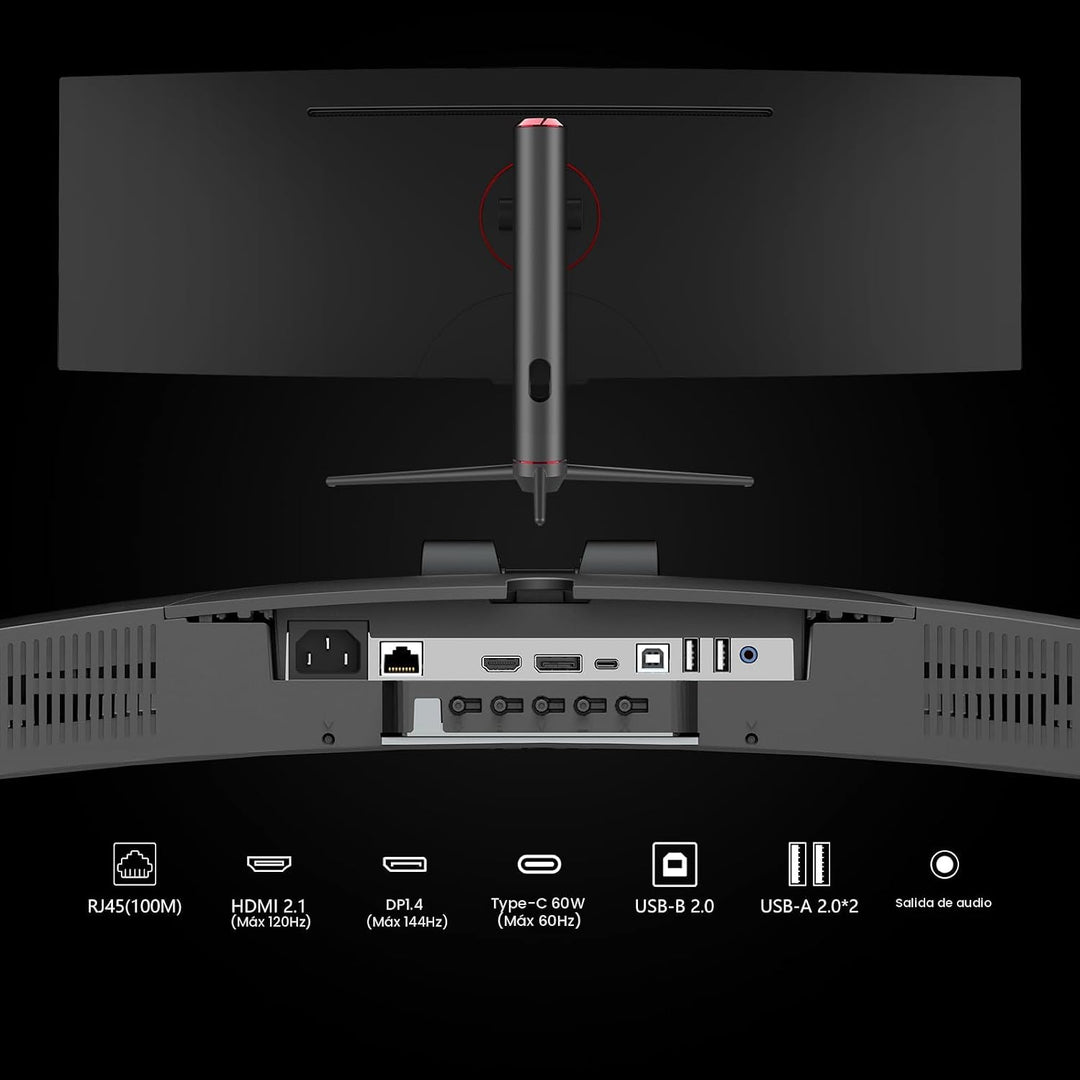 INNOCN Monitor curvo para juegos de 49" 144Hz Ultrawide 32:9 WD...