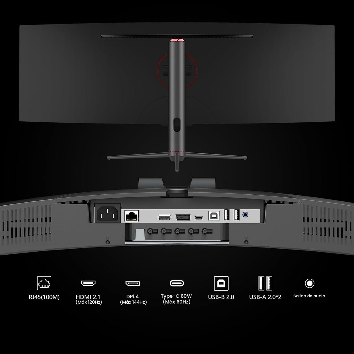INNOCN Monitor curvo para juegos de 49" 144Hz Ultrawide 32:9 WD...