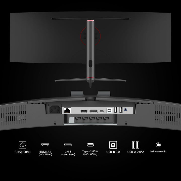 INNOCN Monitor curvo para juegos de 49" 144Hz Ultrawide 32:9 WD...