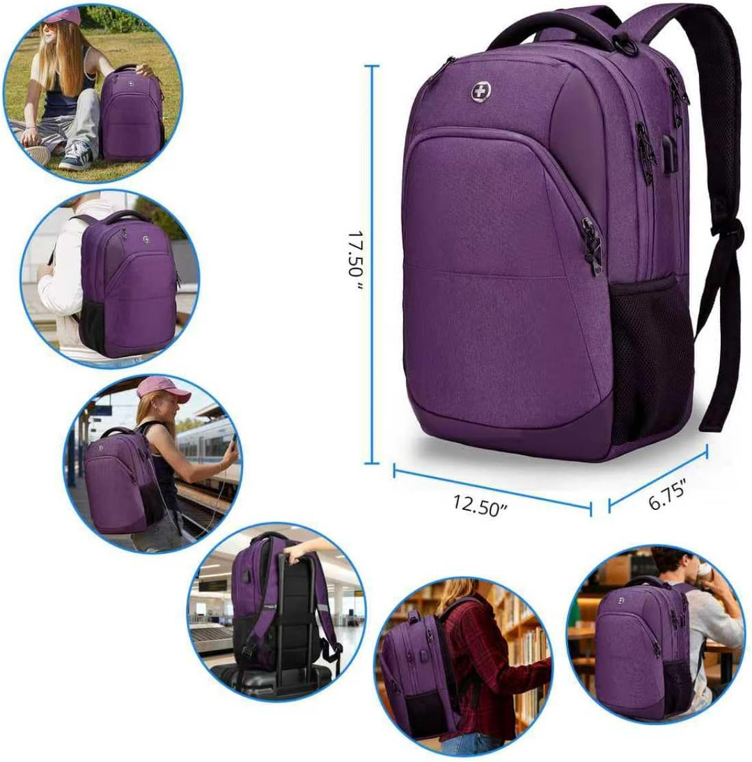 Mochila de viaje Swissdigital Design de 16 pulgadas para laptop, Mo...