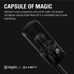 Elgato Micrófono Wave DX Dynamic XLR, patrón cardioide