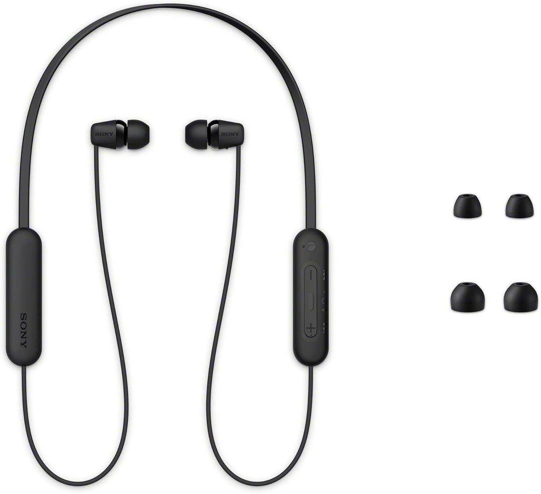 Sony WI-C100 - Auriculares inalámbricos con Bluetooth con micrófono...