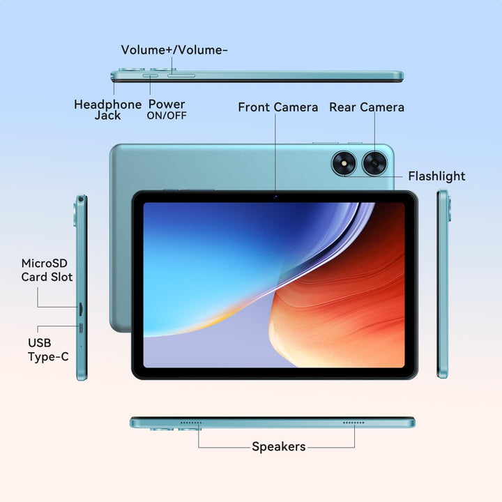 SVITOO Tablet Android de 10 pulgadas, tableta Android 16 para niños...