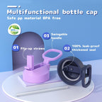 Gonfoam Botella de agua aislada de acero inoxidable para niños de 16 onzas