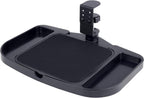 Plataforma de soporte de alfombrilla de mouse con abrazadera, altura ajustable debajo del escritorio, soporte de extensión giratoria de 360°, con 5 compartimentos de almacenamiento, ahorra