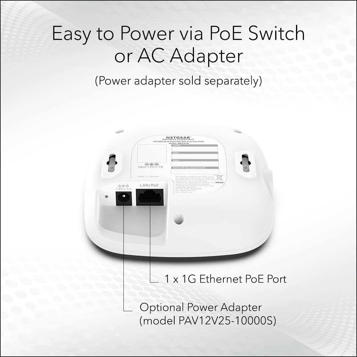 NETGEAR Punto de acceso inalámbrico - WiFi 6 de doble