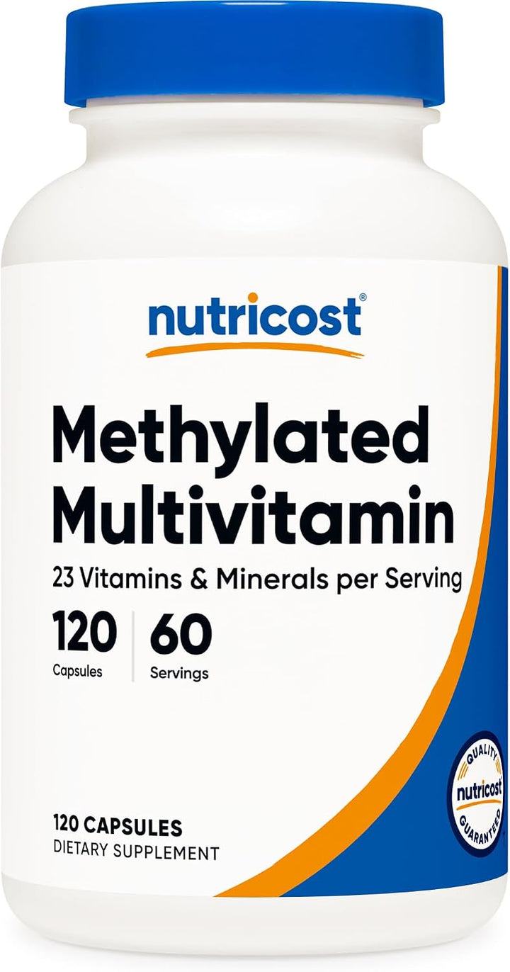 Nutricost Multivitamínico metilado 120 cápsulas, 60 porciones - 23...