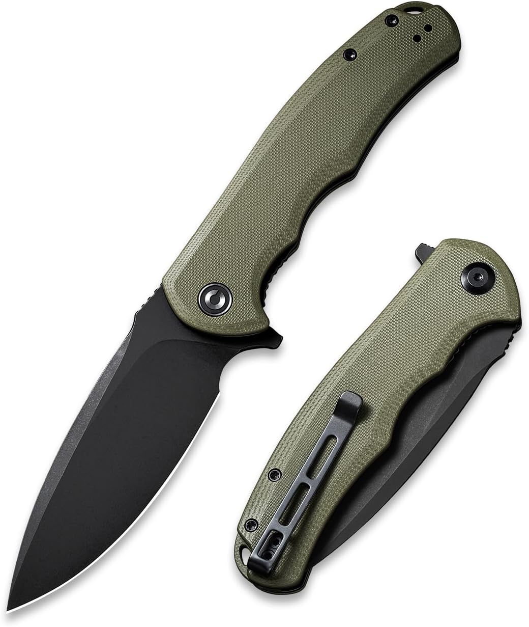 CIVIVI Praxis - Navaja de bolsillo plegable para EDC, hoja de 3.75 pulgadas, mango G10 C803F