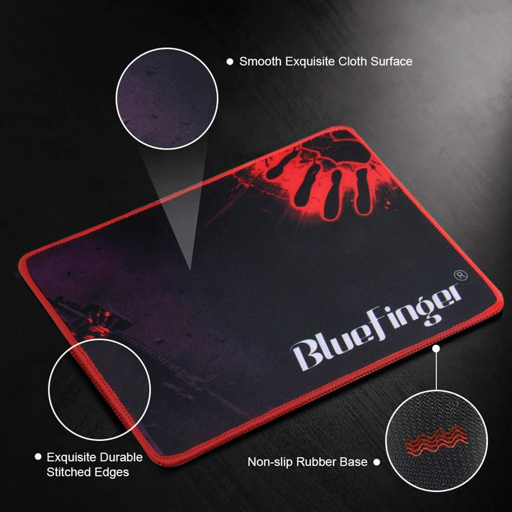 BlueFinger Combo de Teclado RGB para Juegos y Ratón Retroiluminado,...