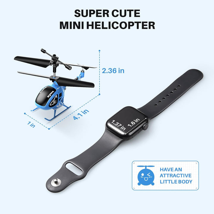SYMA Helicóptero de Control Remoto, Mini Helicóptero RC para Niños...