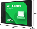 Western Digital WD Green SATA 500GB, hasta 545MB\/s, 2.5 pulgadas\/...