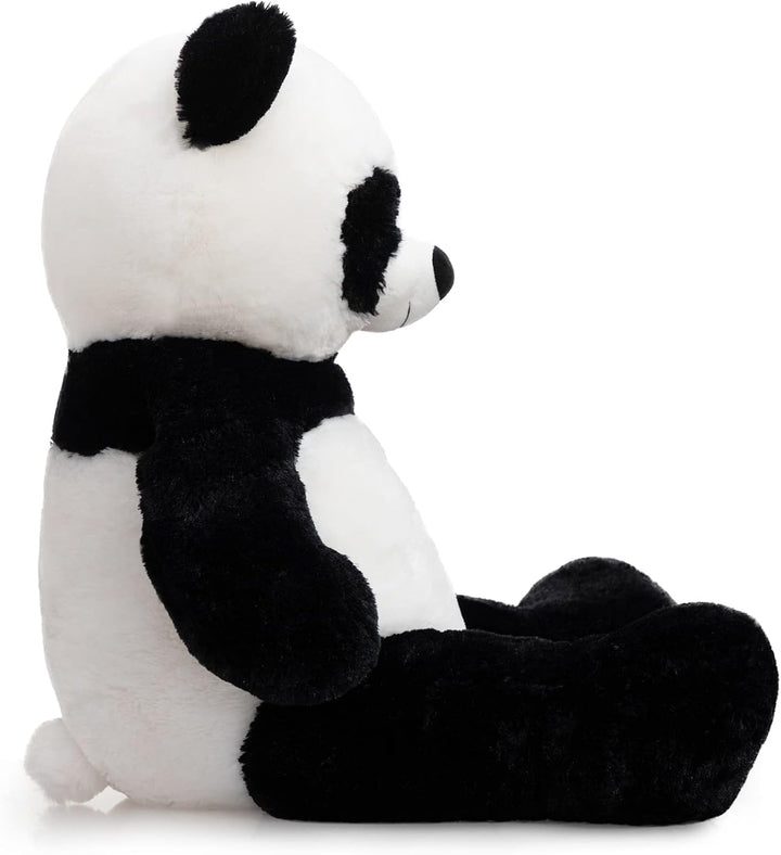 WENMOTDY Peluche de panda de peluche de oso dulce, regalos para niñ...