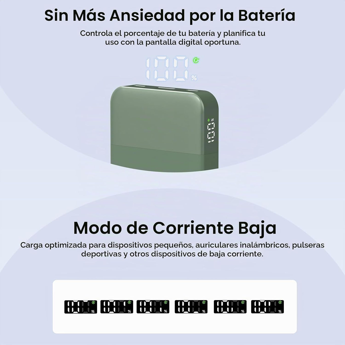 NOBIS Cargador portátil de banco de energía 35W 10000mAh | Batería...