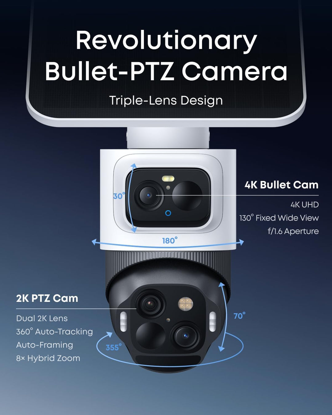 eufy Security eufyCam S4 kit de 2 cámaras, cámara de seguridad sola...