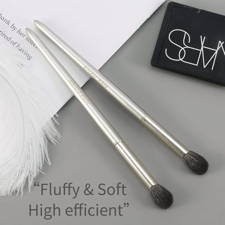 Pincel para Sombra de Ojos de Pelo Natural de Cabra, Pincel de Mezc...