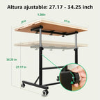 ALL4JIG - Mesa de rompecabezas de 2000 piezas con patas y ruedas, mesa de rompecabezas de madera de 28.50 x 40.16 pulgadas con 4 cajones y cubierta para adultos, diseño de estabilidad mejorado, mesa