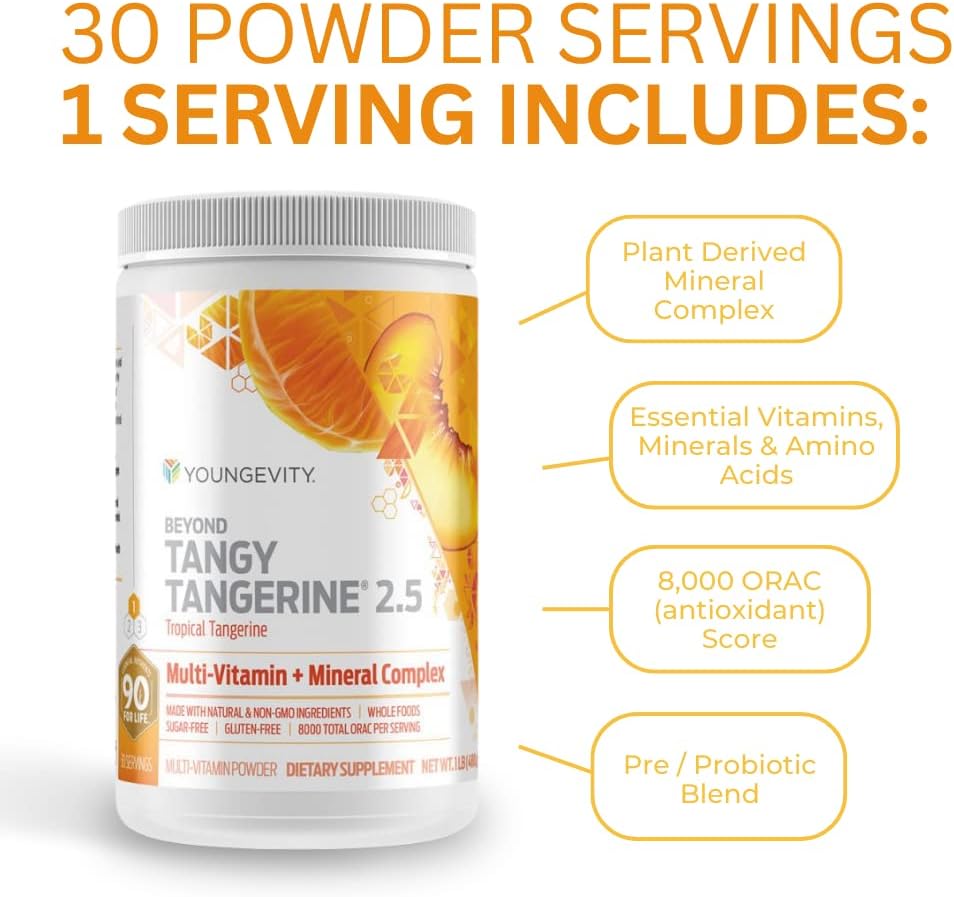 Youngevity Beyond Tangy Tangerine 2.5 Tropical Tangerine Ultimate C...