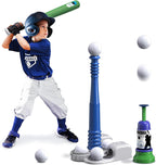 QDRAGON 2 en 1 Juegos de Bolos Ball para niños con Máquina de Lanzamiento Automática