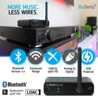 Receptor Bluetooth 5.4 sin pérdida BLT-HD LDAC/aptX con alcance largo, RCA