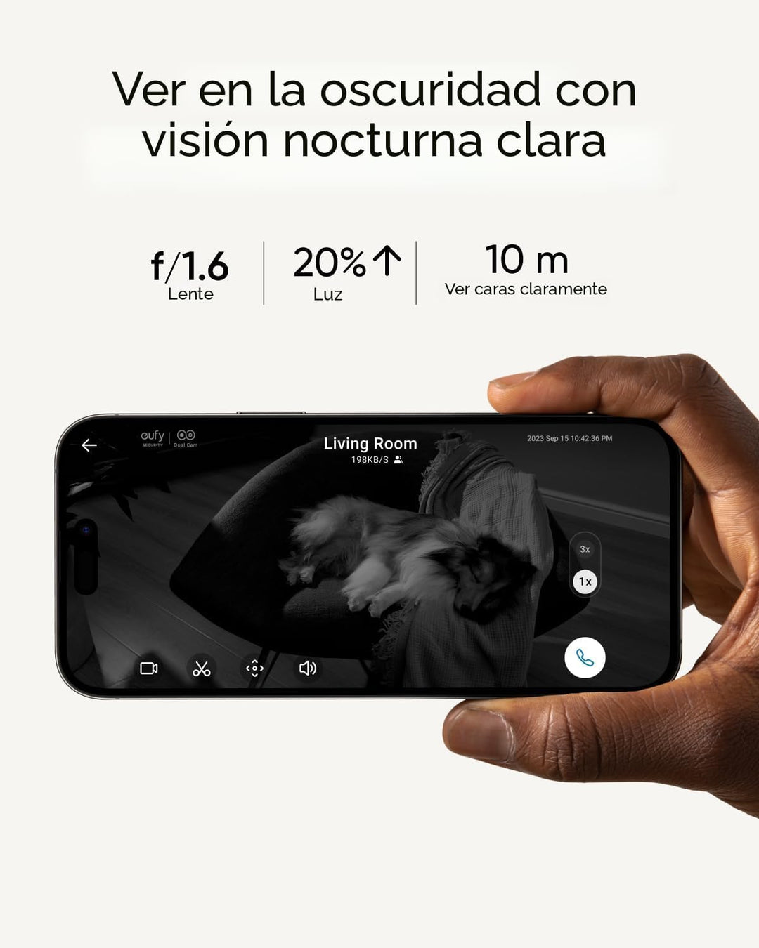 eufy Security Cámara interior S350 cámaras duales cámara