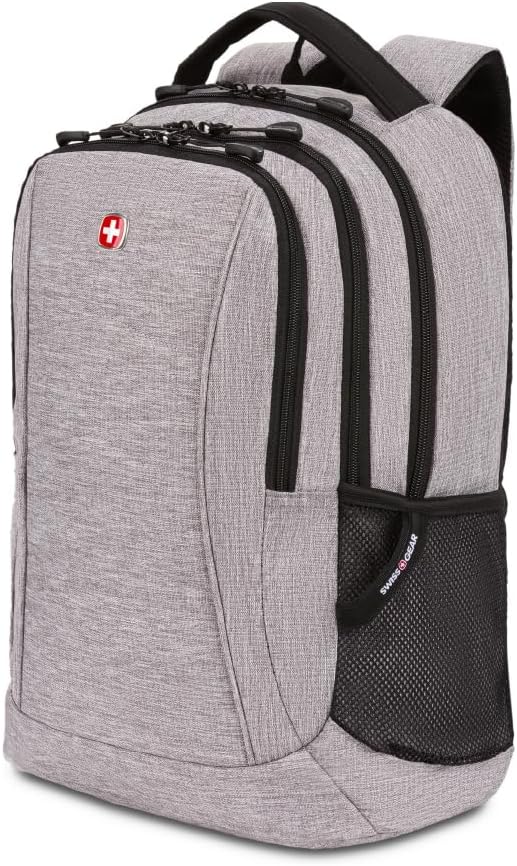 SwissGear 5668 Mochila para portátil, gris claro jaspeado, 18.25 pu...