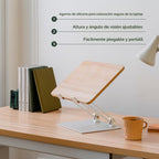 Branch Soporte ajustable para portátil, elevador portátil de madera para