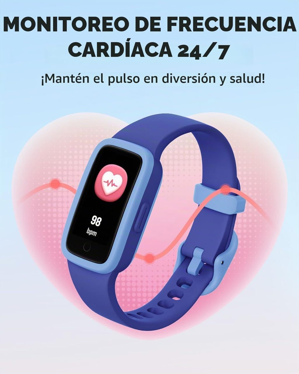 BIGGERFIVE Vigor 3 Kids Watch Fitness Tracker para Boys Girls Age 5-15