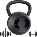 Pesa rusa ajustable 2 en 1, juego de pesas rusas de 15 a 45 libras con agarre ancho, pesas de mancuernas de 4.8 a 30 libras para entrenamiento de fuerza en el gimnasio en casa