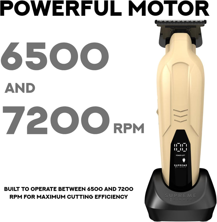 Supreme Trimmer Vader Lite ST3700 - Recortadora de barbero profesio...