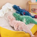 Animales de peluche pesados 4.5 kg 90 cm, animal de peluche de dragón pesado para niños y adultos, animales de peluche pesados para comodidad y relajación. Disponible en azul, rosa y verde