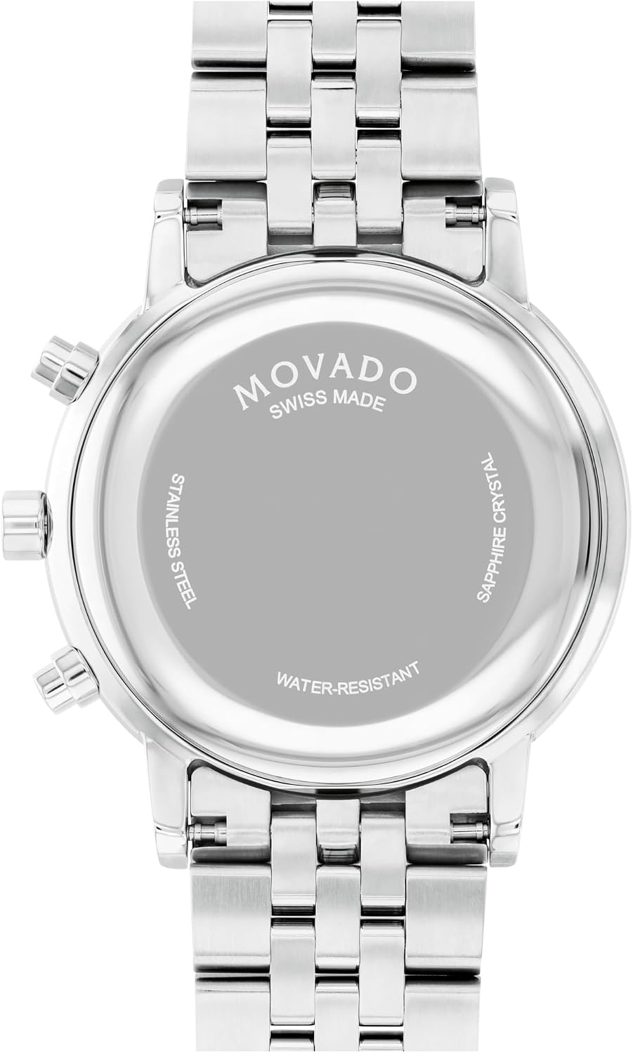 Movado Museum Classic Chrono Reloj suizo de acero inoxidable para hombre, 1.654 in