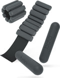 Bangles - Juego de mancuernas para muñeca y tobillo de 2 libras y barras Bala de 2 libras, pesas de tobillo y pesas de mano para fitness, yoga y entrenamiento de fuerza