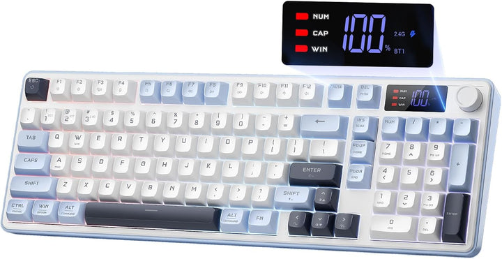 Redragon Teclado inalámbrico para juegos, teclado de computadora RG...
