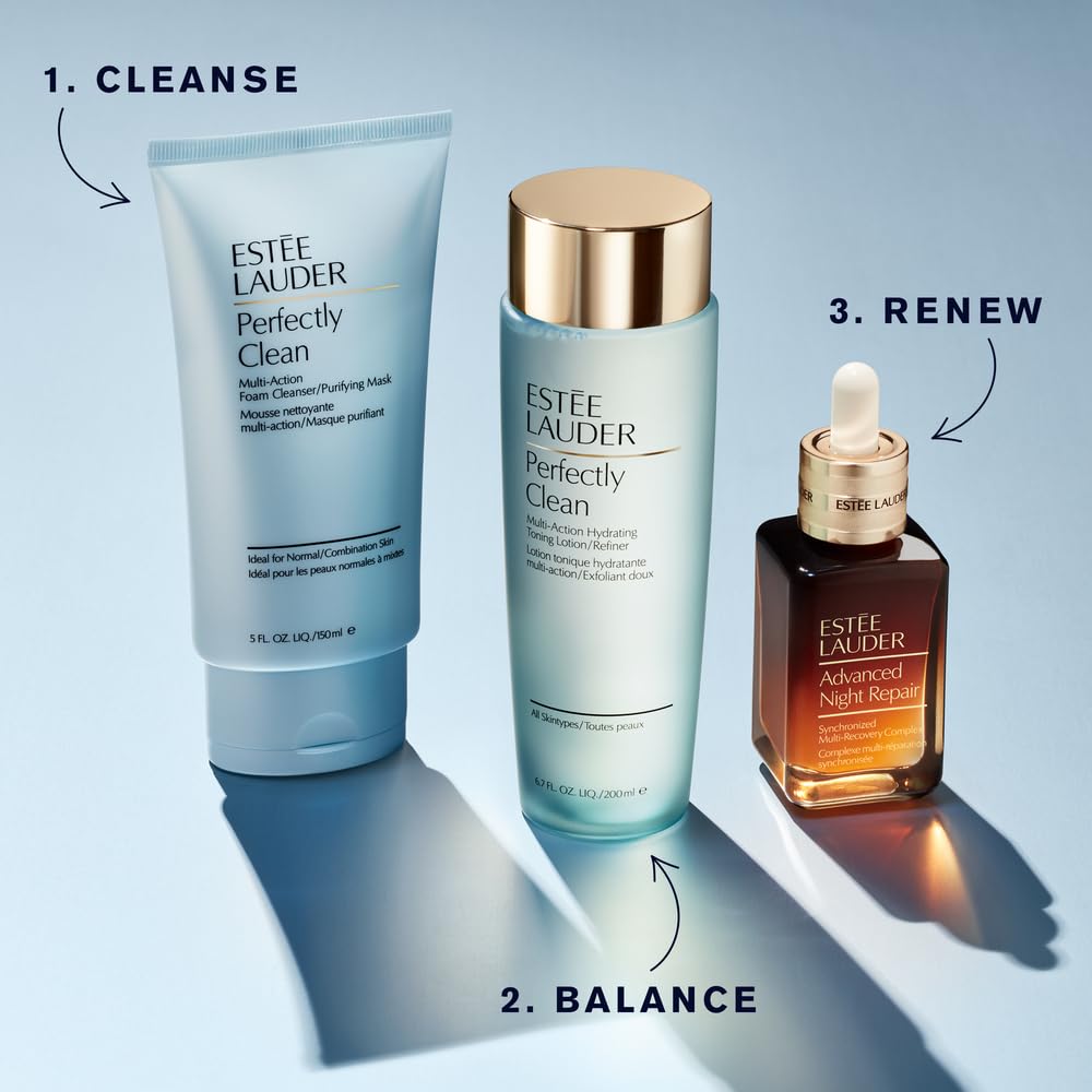 Estée Lauder Perfectly Clean - Limpiador facial espumoso multiacció...