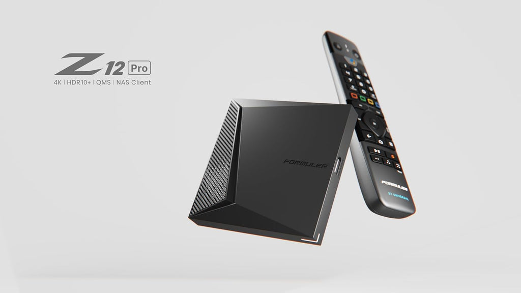 Formuler Z12 Pro - Reproductor multimedia de transmisión 4K, Android 12, HDR10+, LAN Gigabit, WiFi de doble banda, 2 GB de RAM, 16 GB de ROM, control remoto por voz Bluetooth