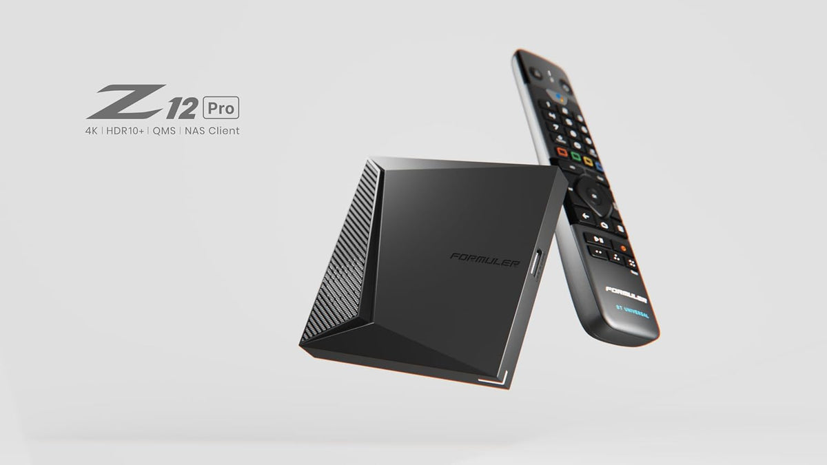 Formuler Z12 Pro - Reproductor multimedia de transmisión 4K, Android 12, HDR10+, LAN Gigabit, WiFi de doble banda, 2 GB de RAM, 16 GB de ROM, control remoto por voz Bluetooth